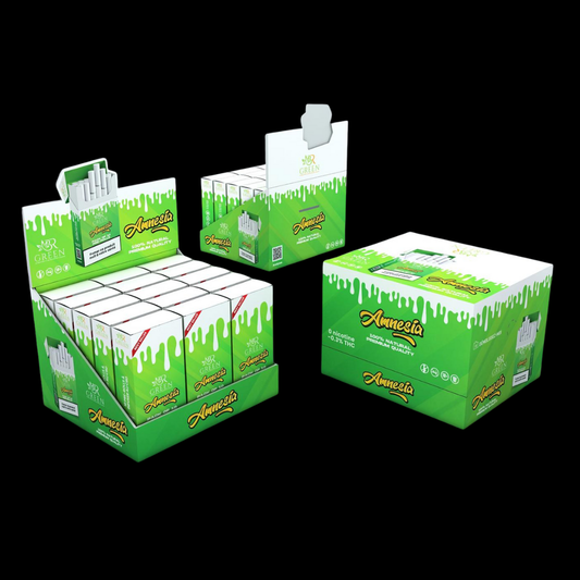 Cigarettes CBD Amnesia BRGREEN – 100 % Naturel, Sans Nicotine