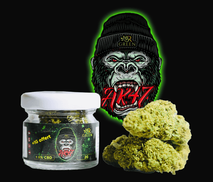 AK47 CBD <20% – Fleur Greenhouse Premium <0,3% THC | BRGREEN
