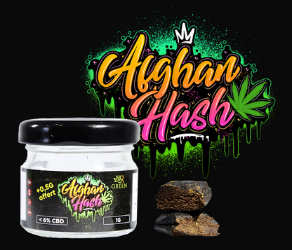 Afghan Hash CBD <20% – Résine Traditionnelle <0,3% THC | BRGREEN