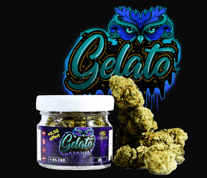 Gelato CBD <10% – Fleur Greenhouse <0,3% THC | BRGREEN