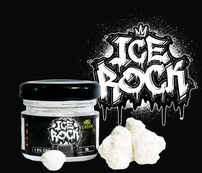 Ice Rock CBD 60% – Résine Ultra Pure & Concentrée <0,3% THC | BRGREEN