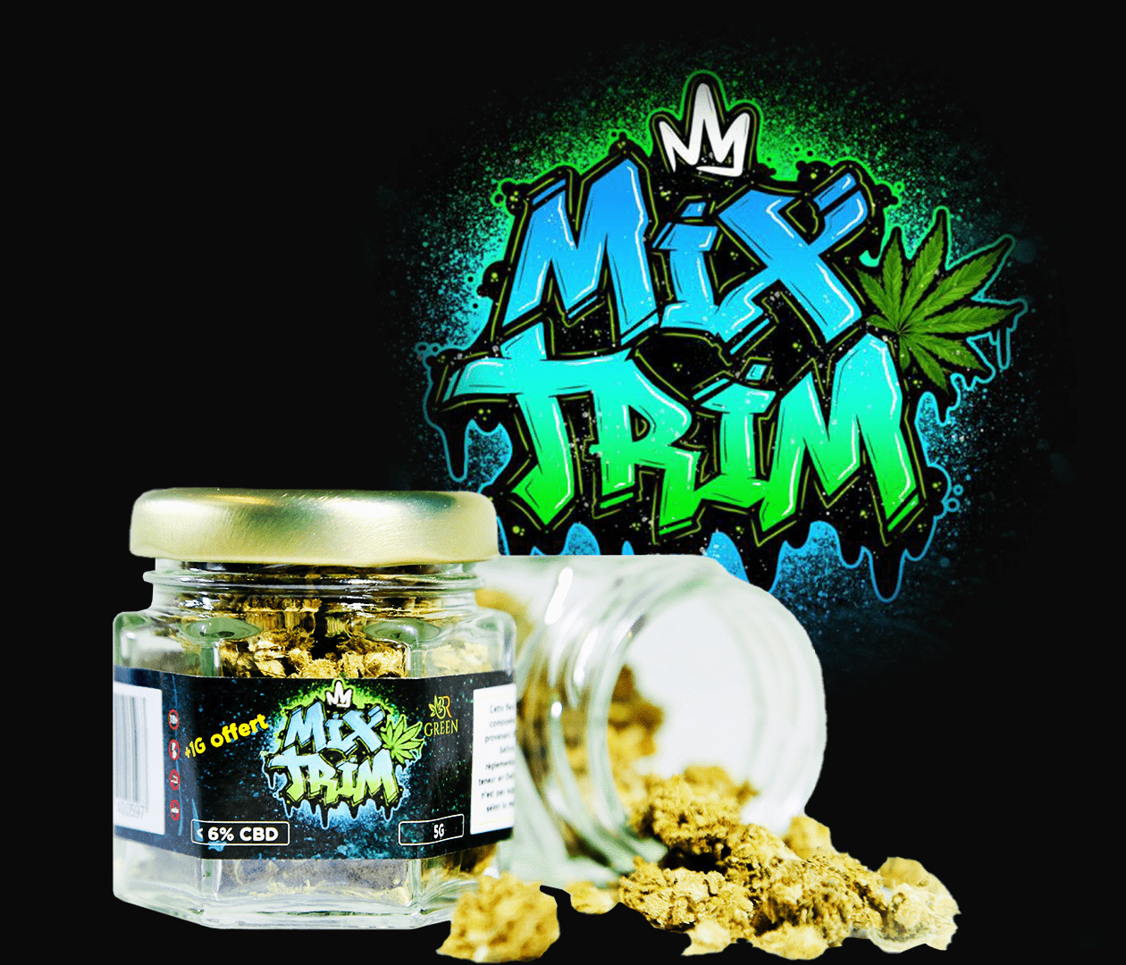 Trim premium - Mix de fleurs CBD