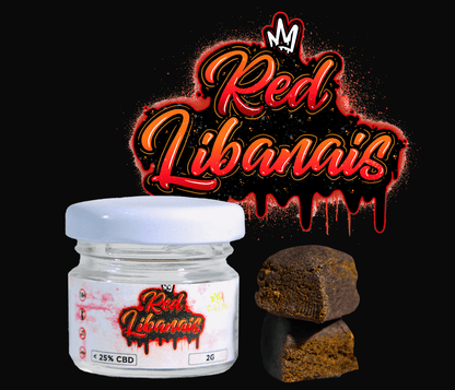 Red Libanais CBD 25% – Hash Traditionnel Premium <0,3% THC | BRGREEN